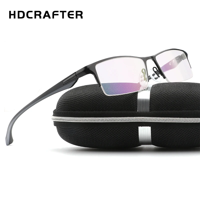 HDCRAFTER monturas Hombres Prescripción Óptica Miopía Gafas de Marco de los Hombres Gafas de TR90 Gafas 2020 Espectáculo de Lujo 5