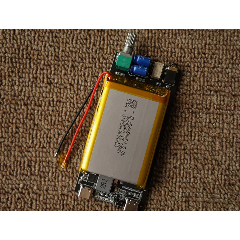 LUSYA Zishan U1 IP5332 fuente de Alimentación Con 4200mAh Batería USB Dac Decodificador Tarjeta de Sonido Compatible Amanero XMOS F10-009 5