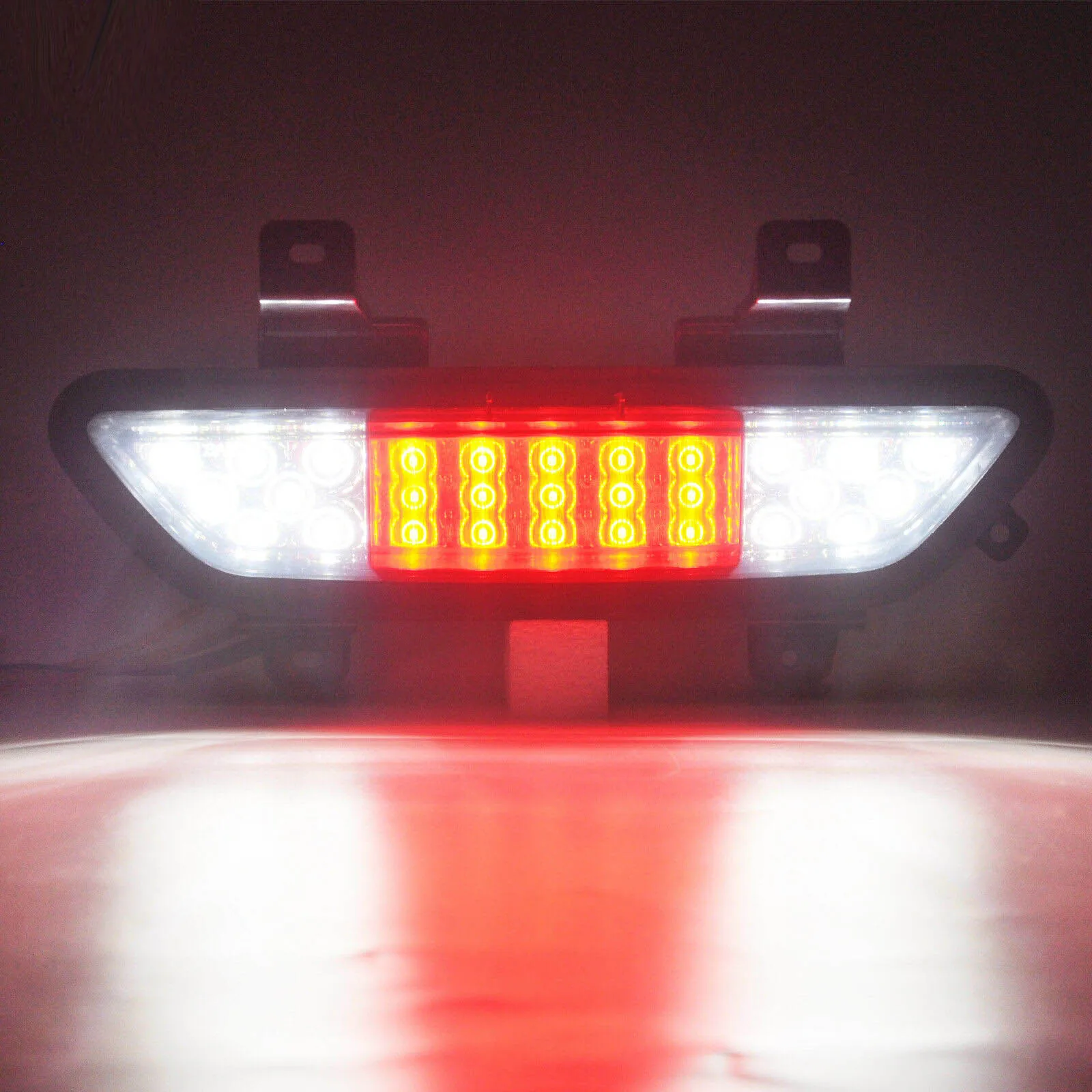 Ahumado de la Lente LED Antiniebla Trasera Luz de Freno luz de marcha atrás Para-up Ford Mustang 5
