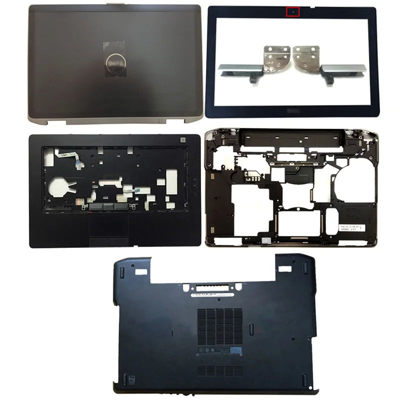 Ordenador portátil del LCD de la Cubierta/del Bisel Frontal/Bisagras/Equipo/carcasa Inferior/Inferior de la Cubierta Para Dell Latitude E6420 0616W2 0H4NX0 0R1X1K 025V3N 5