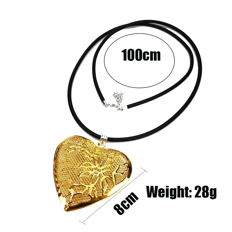 UKEBAY Nuevo Corazón Colgante de Collares de Oro del Corazón de la Joyería Para las Mujeres de Lujo del Collar de la Joyería hecha a Mano Original de Diseño de los Amantes de los Regalos 5