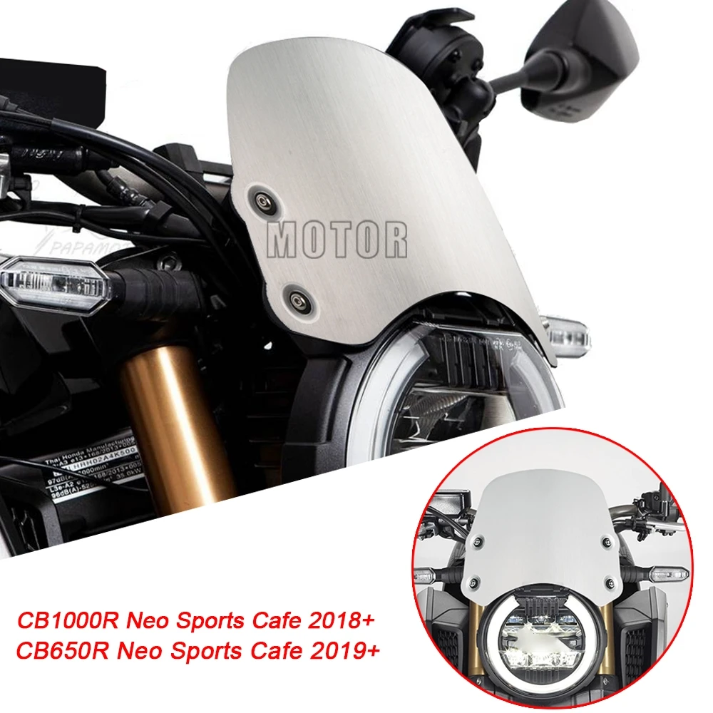 Motocicleta 2018-2020 CB1000R CNC Parabrisas Viento de la Pantalla de la Extensión Kit Para Honda CB650R CB 650R 650R Neo Sports Cafe 2019 2020 + 5