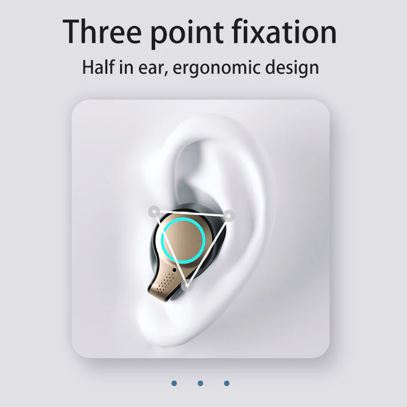 Bluetooth 5.1 Inalámbrico de Auriculares Con Micrófonos Deporte Impermeable TWS M18 Auriculares de Control Táctil de la Música Auriculares Mini Auriculares Auriculares 5