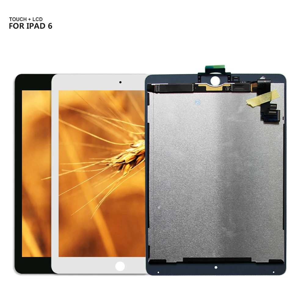 Para el iPad Air 2, iPad 6 ipad6 Air2 A1567 A1566 pantalla lcd Digitalizador de Pantalla Táctil de Montaje de Cristal+Herramientas 5