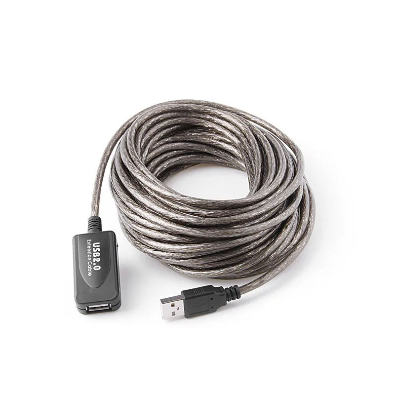 30 10M USB 2.0 Extensión de Repetidor de la Señal del Cable de Refuerzo de Un Macho y una Hembra amplificador de Señal de Un Macho y una Hembra Cable 5