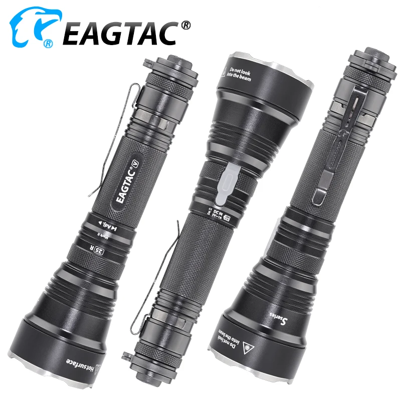 EAGTAC S25V Linterna Táctica de Caza de la Antorcha USB Recahargeable 664 Metros 21700 5000mAh de la Batería Impermeable Deber de Luz 5