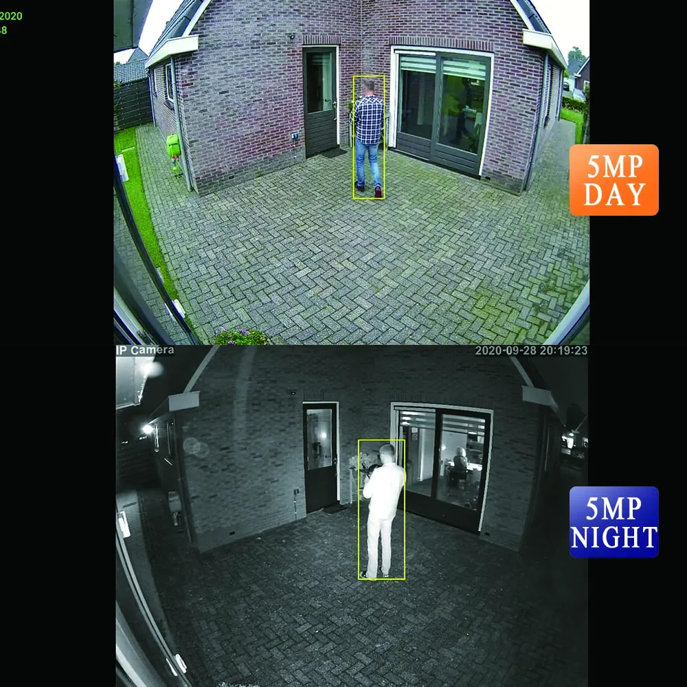 HJT Cámara IP WIFI 5.0 MP Audio bidireccional visión Nocturna TF Ranura de la Tarjeta Impermeable al aire libre de la Detección de Movimiento de Vídeo Vigilancia 5