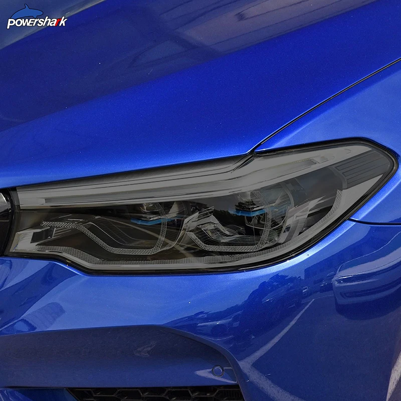 Faro de coche Tinte Negro de la Película Protectora de la luz trasera Transparente de TPU de la etiqueta Engomada Para la Serie 5 de BMW G30 M5 F90 2017-2020 Accesorios 5
